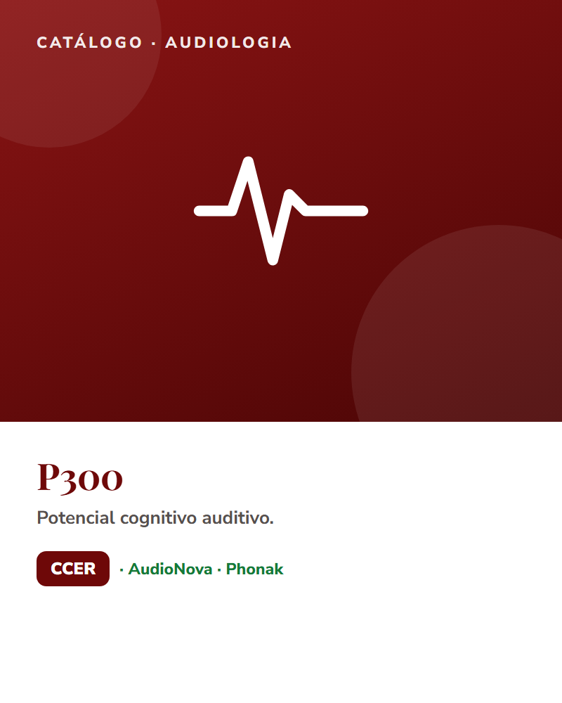 P300 — audiologia CCER
